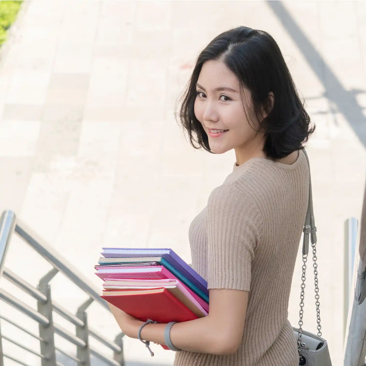 College student going home